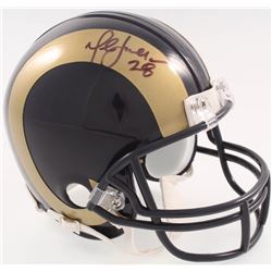 Marshall Faulk Signed St. Louis Rams Mini-Helmet (JSA COA)