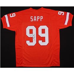 Warren Sapp Signed Jersey Inscribed "HOF 13" (JSA COA)