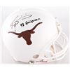 Image 1 : Ricky Williams Signed Texas Longhorns Full-Size On-Field Throwback Helmet Inscribed "98 Heisman" (Ra