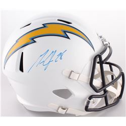 Melvin Gordon Signed Chargers Full-Size Speed Helmet (Radtke COA)
