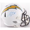 Image 1 : Melvin Gordon Signed Chargers Full-Size Speed Helmet (Radtke COA)