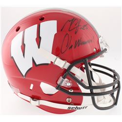 Melvin Gordon Signed Wisconsin Badgers Full-Size Helmet Inscribed "On Wisconsin!" (Radtke COA)