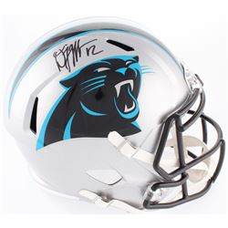 D. J. Moore Signed Panthers Full-Size Speed Helmet (JSA COA)