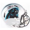 Image 1 : D. J. Moore Signed Panthers Full-Size Speed Helmet (JSA COA)