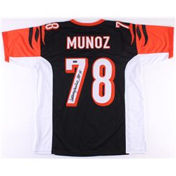 Anthony Munoz Signed Jersey Inscribed "HOF 98" (Radtke COA)