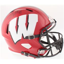 J. J. Watt Signed Wisconsin Badgers Full-Size Speed Helmet (JSA COA  Watt Hologram)