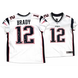 Tom Brady Signed Patriots LE Jersey Inscribed "5x SB Champs" (Steiner COA  TriStar Hologram)