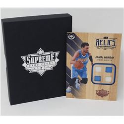 Jamal Murray 2016-17 Upper Deck Supreme Hardcourt NBA Relics Floor With (4) Jersey Swatches