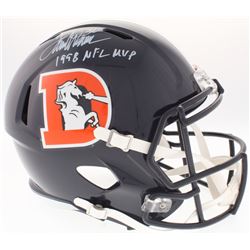 Terrell Davis Signed Broncos Full-Size Speed Color Rush Helmet Inscribed "1998 NFL MVP" (Radtke COA)