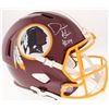 Image 1 : Derrius Guice Signed Redskins Full-Size Speed Helmet (Radtke COA)