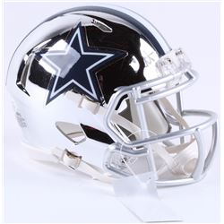 Dak Prescott Signed Cowboys Chrome Mini Speed Helmet (Beckett COA)