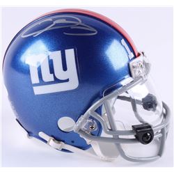 Odell Beckham Jr. Signed Giants Mini Helmet with Visor (JSA COA)