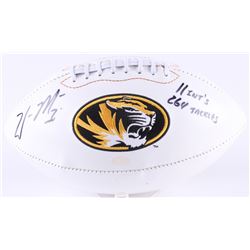 William Moore Signed Missouri Tigers Logo Football Inscribed "11 Int's"  "264 Tackles" (Radtke COA)