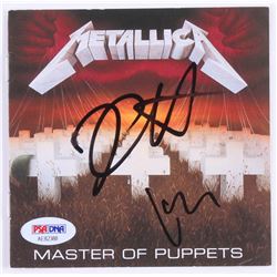 Kirk Hammett  Lars Ulrich Signed "Master of Puppets" CD Album Booklet (PSA COA)