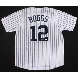 Wade Boggs Signed Yankees Jersey Inscribed "HOF 05" (JSA COA)