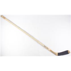 1988-89 Boston Bruins Ray Bourque Game-Used Sher-wood Hockey Stick Team-Signed By (21) With Ray Bour