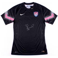 Tim Howard Signed Team USA Goalkeeper Jersey Inscribed "USA" (JSA COA  Howard Hologram)