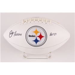 Joe Greene Signed Steelers Logo Football Inscribed "HOF 87" (Radtke COA)