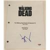 Image 1 : Andrew Lincoln Signed "The Walking Dead" Episode Full Script (PSA COA)