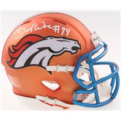 DeMarcus Ware Signed Broncos Blaze Mini Speed Helmet (JSA COA)