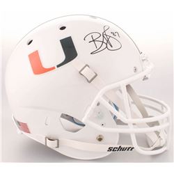 Reggie Wayne Signed Miami Hurricanes Full-Size Helmet (Radtke COA)
