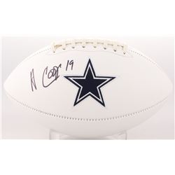 Amari Cooper Signed Dallas Cowboys Logo Football (JSA COA)