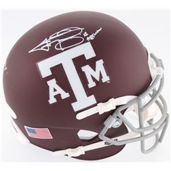 Johnny Manziel Signed Texas AM Aggies Speed Mini-Helmet Inscribed "'12 Heisman" (JSA COA)