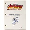 Image 1 : Letitia Wright Signed "Avengers: Infinity War" Full Movie Script (Beckett COA)