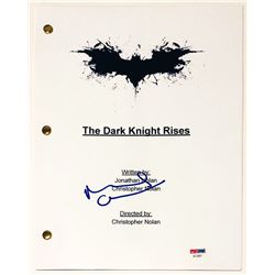 Michael Caine Signed "The Dark Knight Rises" Full Movie Script (PSA COA)