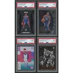 Lot of (4) PSA Graded 9 Markelle Fultz Rookie Cards with 2017-18 Panini Prizm #1, 2017-18 Select #68