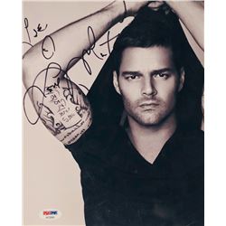 Ricky Martin Signed 8x10 Photo (PSA COA)