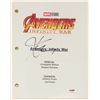 Image 1 : Karen Gillan Signed "Avengers: Infinity War" Full Movie Script (PSA COA)