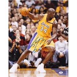 Shaquille O'Neal Signed Los Angeles Lakers 16x20 Photo (PSA COA)