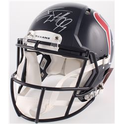 J.J. Watt Signed Houston Texans Full-Size Authentic On-Field Speed Helmet (JSA COA)