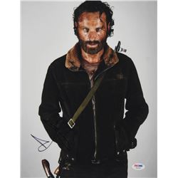 Andrew Lincoln Signed "The Walking Dead" 11x14 Photo (PSA COA)
