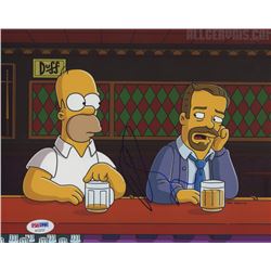 Ricky Gervais Signed "The Simpsons" 8x10 Photo (PSA COA)