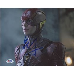 Ezra Miller Signed "The Flash" 8x10 Photo (PSA Hologram)
