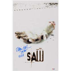 Tobin Bell Signed "Saw" 11x17 Movie Poster Photo Inscribed "Jigsaw"  "8/17/18" (PSA COA)