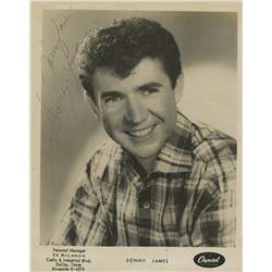 Sonny James Signed 8x10 Photo Inscribed "Young Love" (JSA COA)