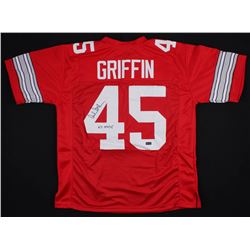 Archie Griffin Signed Jersey Inscribed "H.T. 1974/75" (Radtke COA)