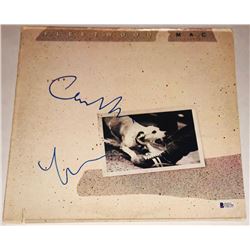 Lindsey Buckingham  Christine McVie Signed Fleetwood Mac "Tusk" Vinyl Record Album (Beckett COA)