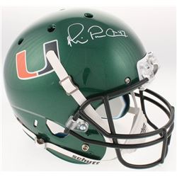 Michael "Playmakers" Irvin Signed Miami Hurricanes Full-Size Helmet (Beckett COA)