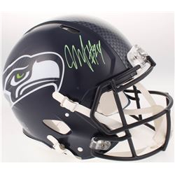 Marshawn Lynch Signed Seattle Seahawks Full-Size Authentic On-Field Speed Helmet (Radtke COA)