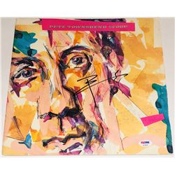 Pete Townshend Signed "Scoop" Vinyl Album Cover (PSA COA)