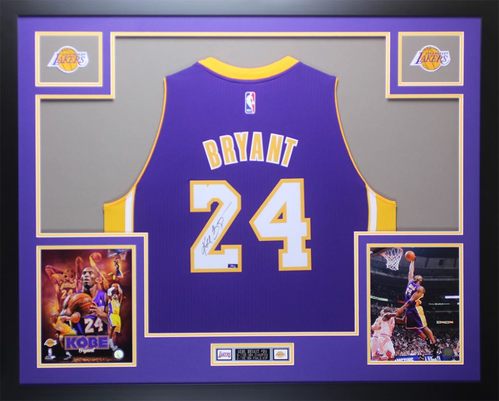 kobe bryant jersey signed