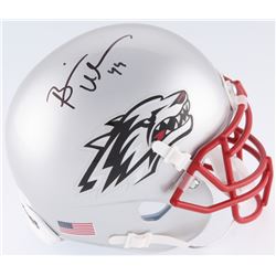 Brian Urlacher Signed New Mexico Lobos Mini Helmet (JSA COA)