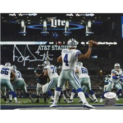 Dak Prescott Signed Dallas Cowboys 8x10 Photo (JSA COA  Prescott Hologram)