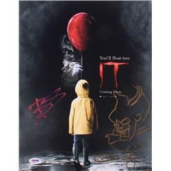 Bill Skarsgard  Andy Muschietti Signed "IT" 11x14 Photo (PSA COA)