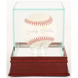Mickey Mantle, Duke Snider,  Willie Mays Signed OAL Baseball with High Quality Display Case (JSA ALO