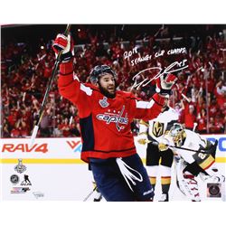 Tom Wilson Signed Washington Capitals 16x20 Photo Inscribed "2018 Stanley Cup Champs" (Fanatics Holo